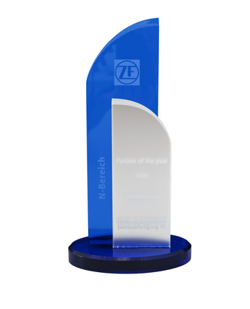 Bild des ZF Supplier Award aus dem Jahr 2006 für MS Powertrain.